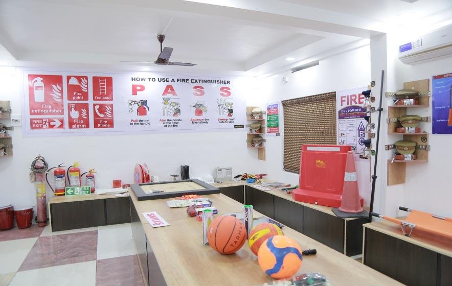 Fire and safety training room