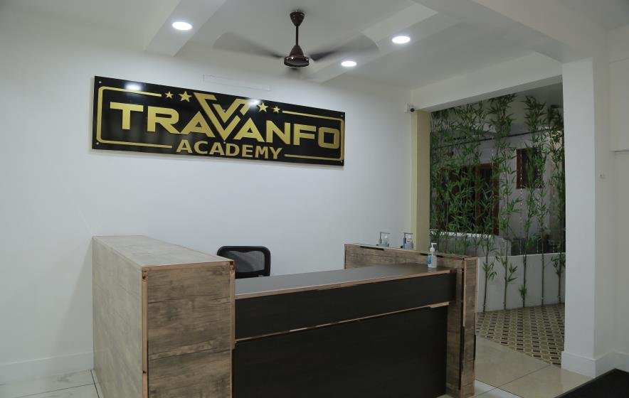 Travanfo Academy reception desk